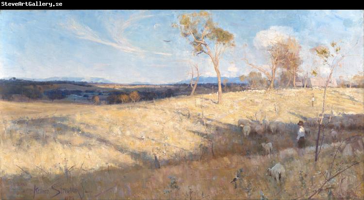 Arthur streeton Golden Summer,Eaglemont (nn02)